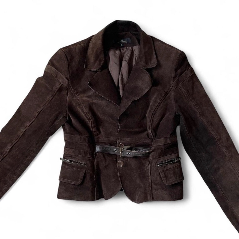 Vintage Brown Suede Jacket